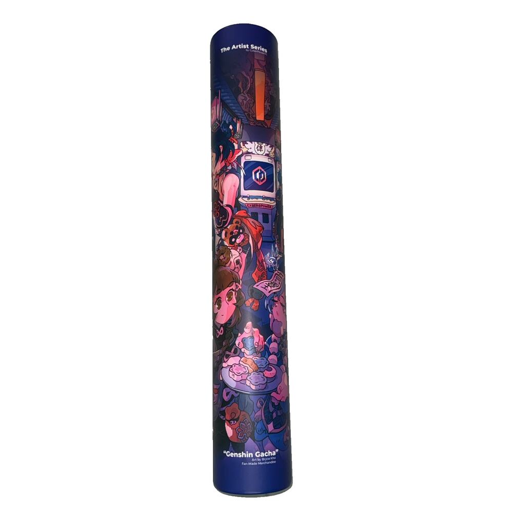 GENSHIN IMPACT Anime Expo 2023 AX23 CyberPowerPC Premium Deskmat 44 X 80 CM NEW